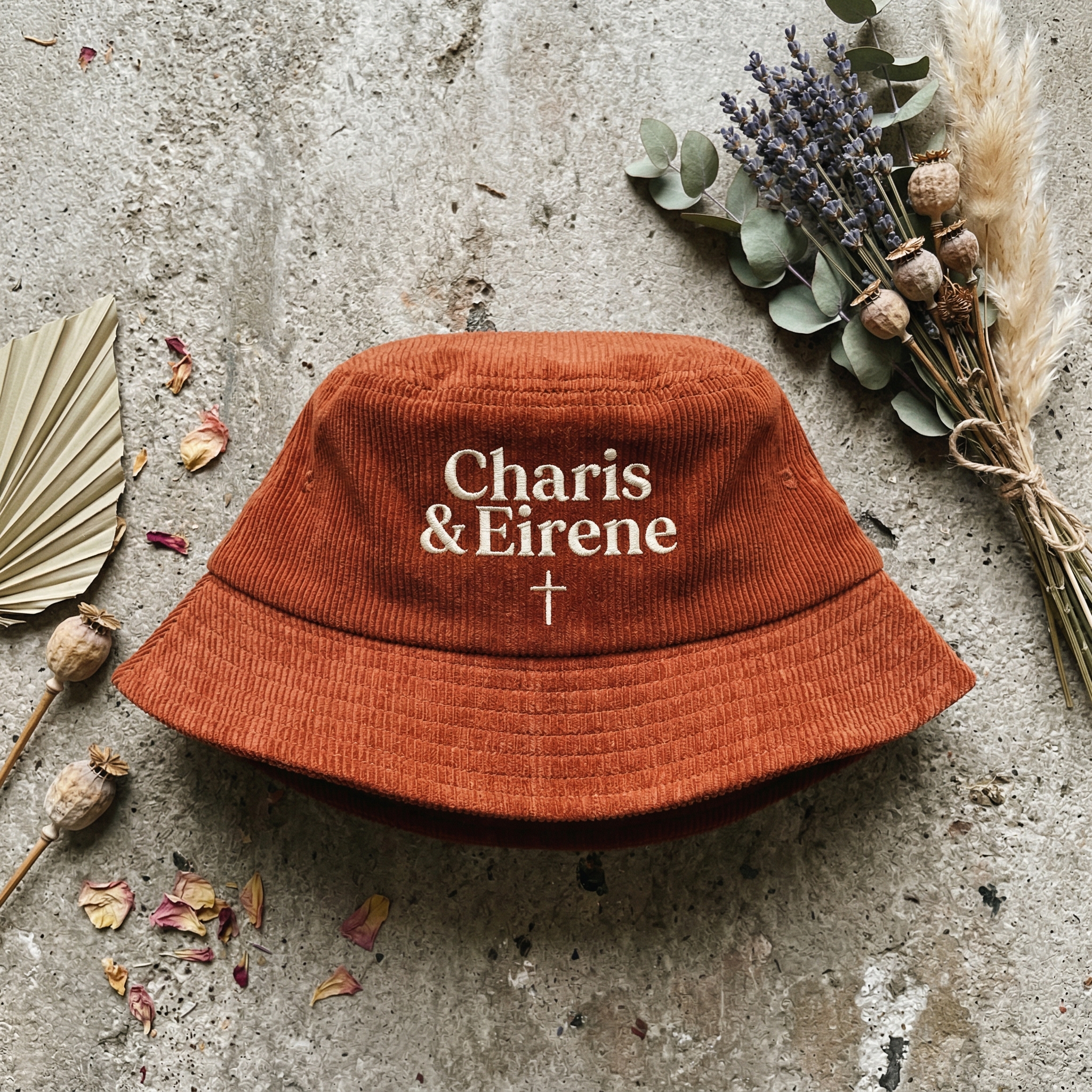 Eirene Corduroy Bucket Hat