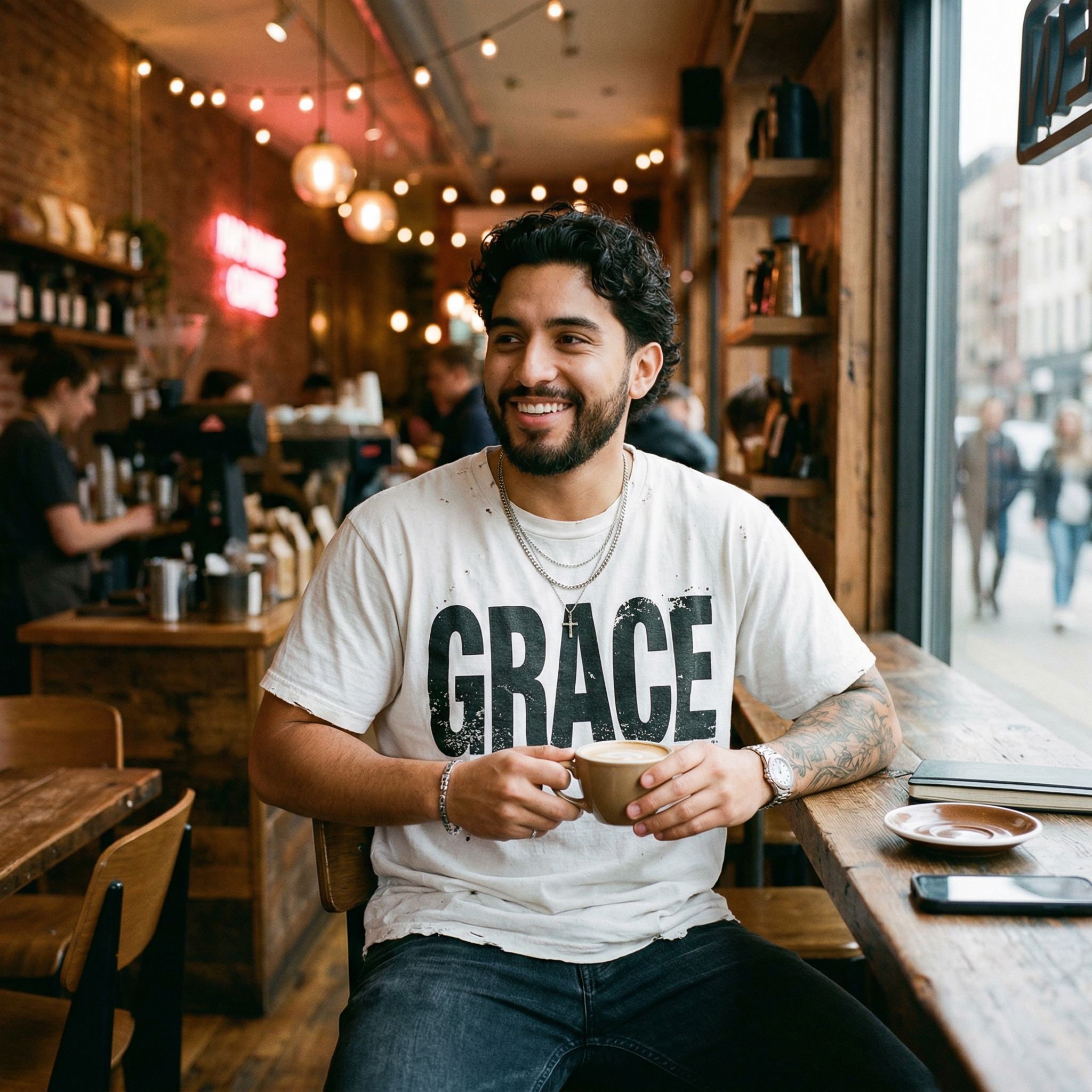 GRACE Drop Shoulder Tee